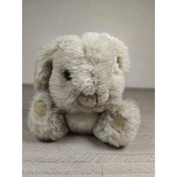 Vintage Gund Jointed Plush Bunny Easter Rabbit Beige Floppy Ears Soft Cuddly - Picture 5 of 10
